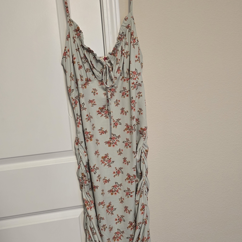 Floral Ruched Dress